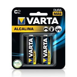 Pila Mediana Alkalina 1.5V LR14- Blister X2 Varta