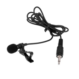 Microfono Solapero Cableado Plug 3.5MM Mono con Phantom 1.5V