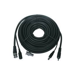 Cable coaxil + gemelo p/CCTV 25 pies(7.62mts)