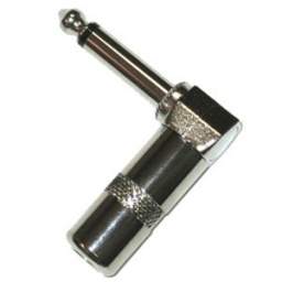 Plug 14 (6.5mm) metal 90 (L)