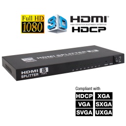 Splitter HDMI 8 vias
