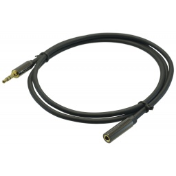 Cable auxiliar de audio Prolongacion Conector 3,5MM - 1 Metro