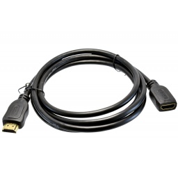 Cable HDMI 2.0 Extension Macho Hembra con Ethernet de 1,80 Mt