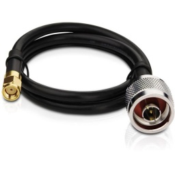 Cable Tipo pigtail de Antena Tipo N a Rp-sma 3 Mts