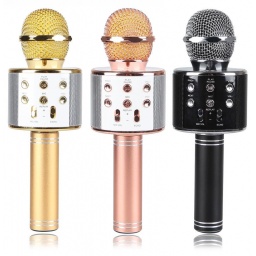 Microfono Karaoke con Parlante Incorporado Bluetooth