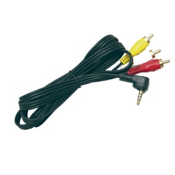 CABLE AUDIOVIDEO PLUG 3.5 A 3 RCA (Camcoder y XBOX a TV)