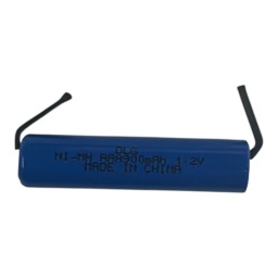 Pila recargable  AAA con colillas para soldar