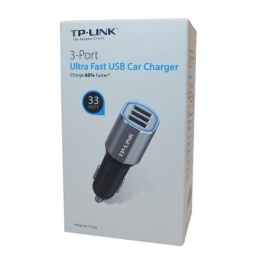 Cargador USB para Coche 3 Puertos de Carga Rapida
