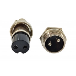 Conector GX20 2PIN (el Juego)male Female Panel Chassis
