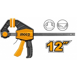 Prensa Rapida Auto Ajustable 12" 60KG Ingco HQBC01602
