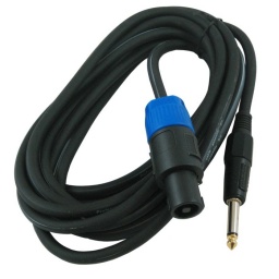 Cable pparlante Speakon a 14 (6.5mm) mono BK