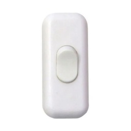 Llave Interruptora On/off Color Blanco- Aereo Electraline ELECTRALINE