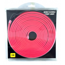 Cinta Led Neon 5M Rojo -120 Led 12V 7,2W 8MM* 12MM Rojo