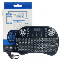 Teclado Mini Inalambrico P/tv Box Smart TV / Bluetooth Retroiluminado KNUP