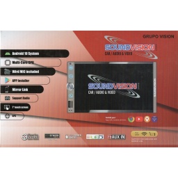 Autorradio 2 Din Pantalla 7" SOUNDVISION SOUNDVISION