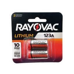 Blister X2 Pila CR123A 3V Rayovac RAYOVAC