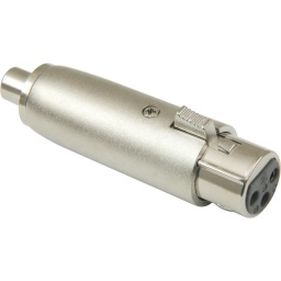 Adaptador de audio XLR Hembra a RCA hembra THEONE