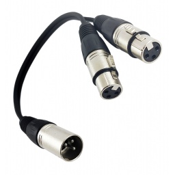 Cable Audio Pro Doble Xlr Hembra a Xlr Macho VOYZ