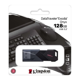 Pendrive Kingston 128GB USB 3.2 Data Traveler Exodia Onyx KINGSTON
