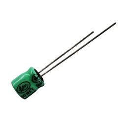 Condensador electrolitico 100uf x 6,3 volt. mini Lelon 105 LELON