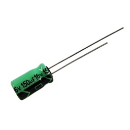CONDENSADOR ELECTROLITICO 150UF X 16 VOLT LELON