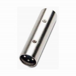 Adaptador de audio XLR Macho a Macho THEONE
