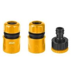 Juego de Acoples para Manguera 1/2" INGCO