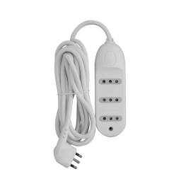 Alargue 3 tomas 3 En Lnea - Cable 2.5 Metros Electraline ELECTRALINE