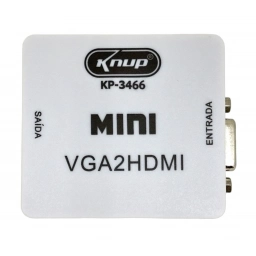 Conversor Adaptador VGA a HDMI. KP-3466 GENERICO
