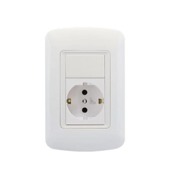 Modulo Atenea Plus con Schuko 2P+T con Seguro MOLVENO