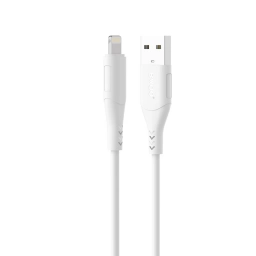 Cable de Datos y Carga Lightning a USB 2.4A - 1MT. BWOO