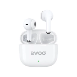 Auricular Bluetooth  Intrauditivo Manos Libres Blanco 6 HORAS BWOO