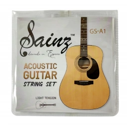 Cuerda de Guitarra Acustica Metalica (E-1St) Unidad SAINZ