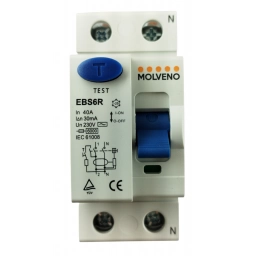 Llave Diferencial 40A Tipo Ac 2P 30MA MOLVENO
