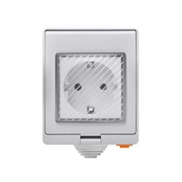 Toma Schuko Exterior S55 Wifi p Controlar Desde su Celular SONOFF SONOFF