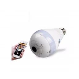 Camara Panoramica con Microfono Wifi Imitacion Lampara
