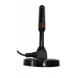 Antena Digital Interior para Tv con Booster - Conector F GENERICO