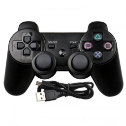 JOYSTICK INALAMBRICO PARA PS3 - DOUBLE SHOCK PIII NEGRO