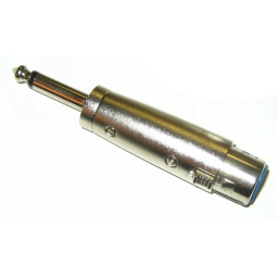 Adaptador XLR hembra a Plug 14 (6.5mm) mono MIYAKO USA