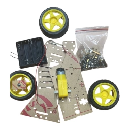 Kit auto robot con direccion de 3 ruedas  ARDUINO