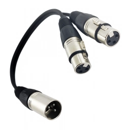 Cable Audio Pro Doble Xlr Hembra a Xlr Macho VOYZ