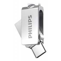 PENDRIVE PHILIPS 64 GB  2 EN 1 USB + USB-C  3.2 PHILIPS