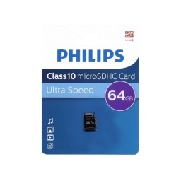 Memoria Micro Sd 64GB Clase 10 PHILIPS
