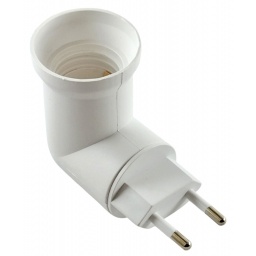 Adaptador Portalampara E27 con Interruptor ELECTRALINE