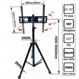 Pie para Soporte de Tv Plana Lcd Tipo Tripode