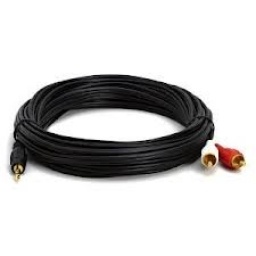 Cable Auxiliar 3.5 mm a Doble RCA Stereo 7.5 mts GENERICO