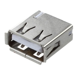 Jack USB Type A Hembra en Linea de soldar