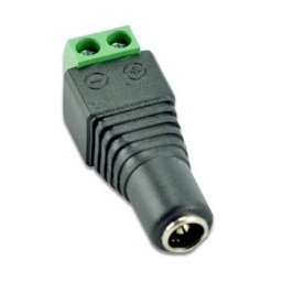 CONECTOR CCTV HEMBRA NATIONAL 12V 2.1 MM  TCON55 MIYAKO USA