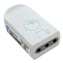 Ficha hembra 3 en linea 10A con seguro- Color blanco Electraline ELECTRALINE