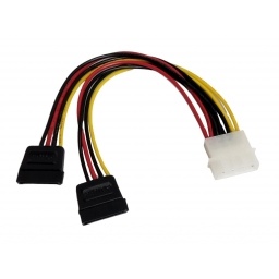 Cable De Alimentación Molex a 2 Sata